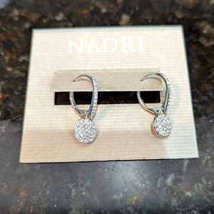 NWT Silver Dainty Drop Nadir Earrings